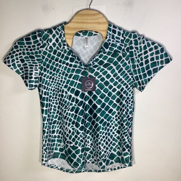 The Bubble‎ Womens Birdie Golf Tennis Polo Top Size Medium NWT - Picture 2 of 9